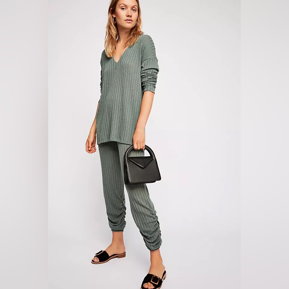 Free People Beach Post Surf Set Seafoam Green Medium